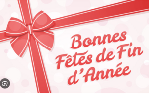 BONNE FETES DE FIN D'ANNEE