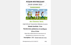 RANDONNEE CLUB A ACQUIN