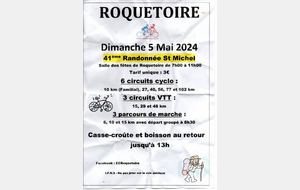 RANDONNEE A ROQUETOIRE