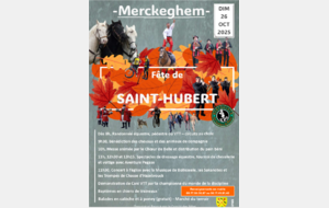 RANDONNEE DE LA ST HUBERT A MERCKEGHEM